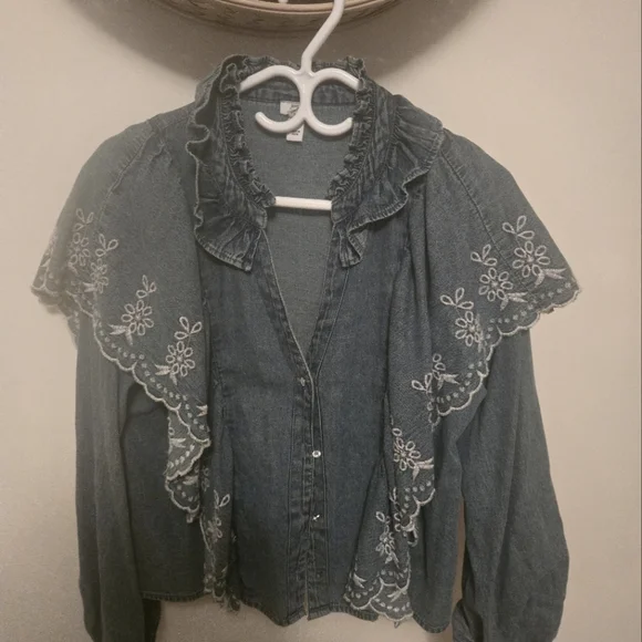 Denim blouse - Picture 3 of 6